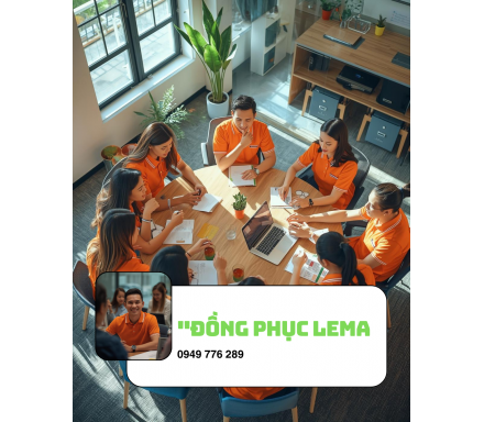 Áo thun đồng phục trụ phối theo thiết kế - Phong cách đồng phục mới