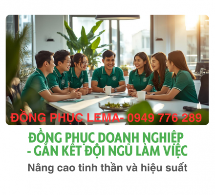 Áo thun đồng phục trụ phối theo thiết kế - Phong cách đồng phục mới
