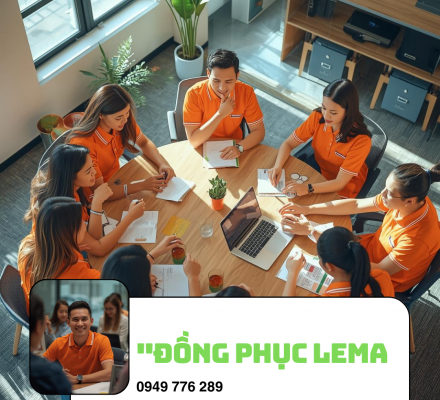 Áo thun đồng phục trụ phối theo thiết kế - Phong cách đồng phục mới