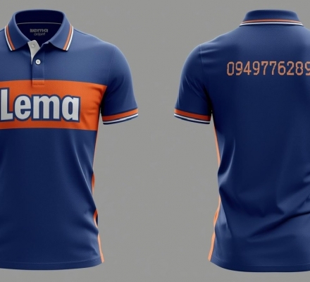 Áo thun đồng phục trụ phối theo thiết kế - Phong cách đồng phục mới